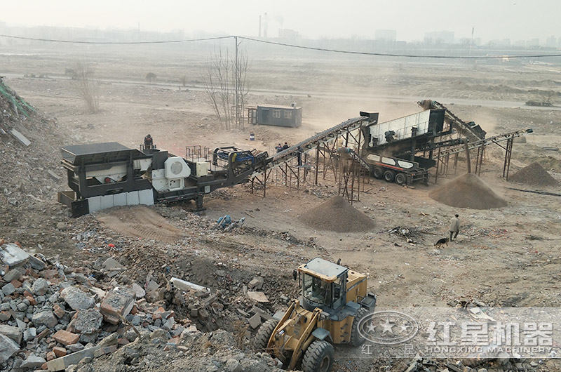 建筑垃圾粉碎車在北京落地生產